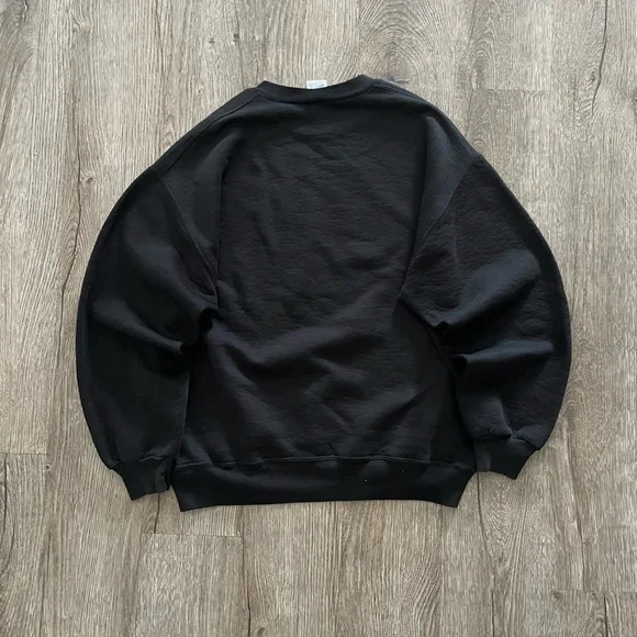 Hanes Black Crewneck Sweater with Skagit Speedway Design - Picture 8 of 8